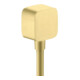 hansgrohe Schlauchanschluss Fixf Softc Axor mit Rückflussverhinderer, brushed brass-1