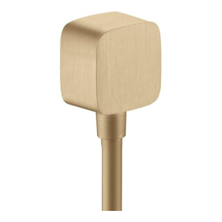 hansgrohe Schlauchanschluss Fixf Softc Axor mit Rückflussverhinderer, brushed bronze