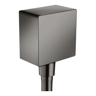 hansgrohe Schlauchanschluss Fixf Square Axor eck., m Rückflussverh., pol. bla chrome
