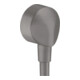 hansgrohe Schlauchanschluss Fixfit E o. Rückflussverh., brushed black chrome-1