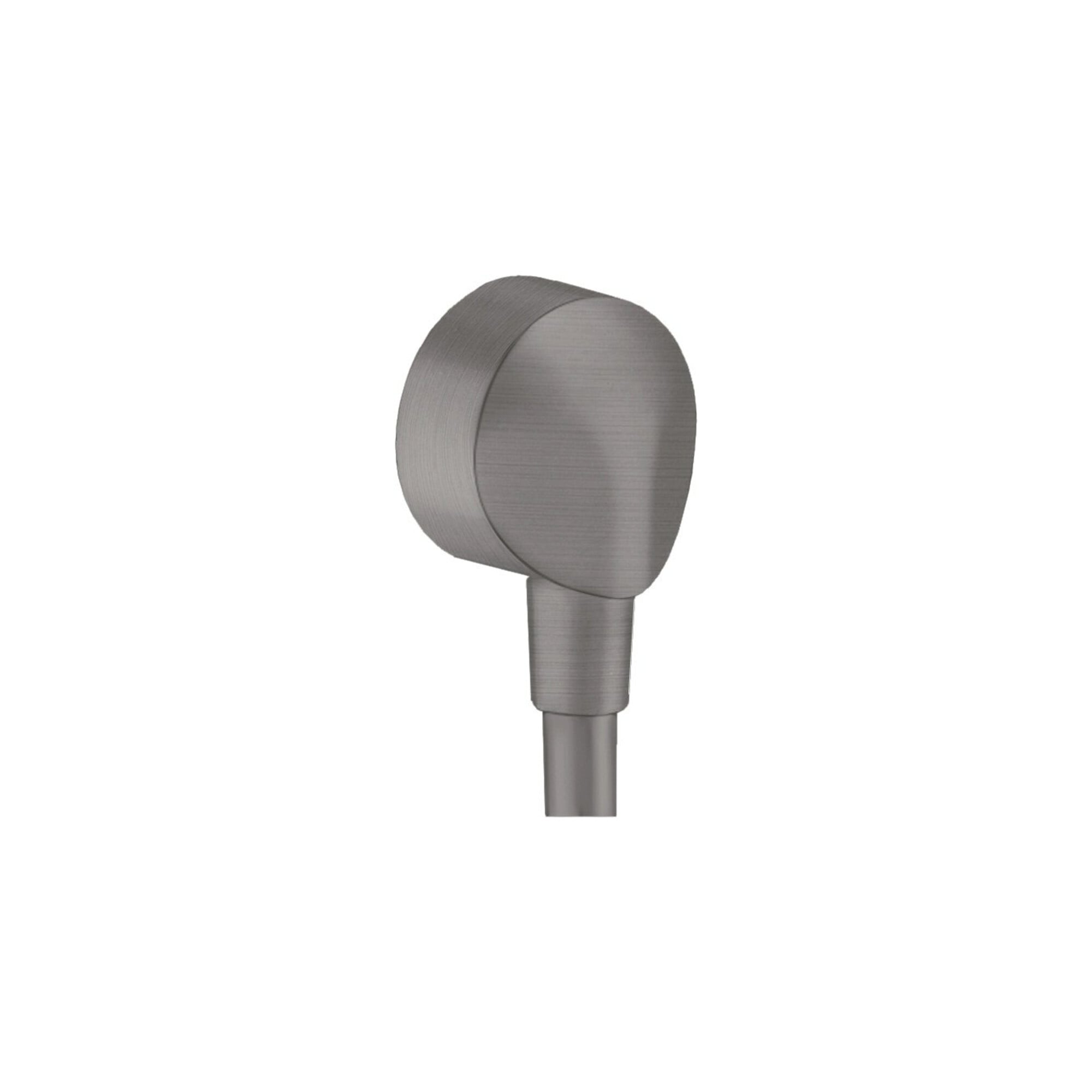 hansgrohe Schlauchanschluss Fixfit E o. Rückflussverh., brushed black chrome