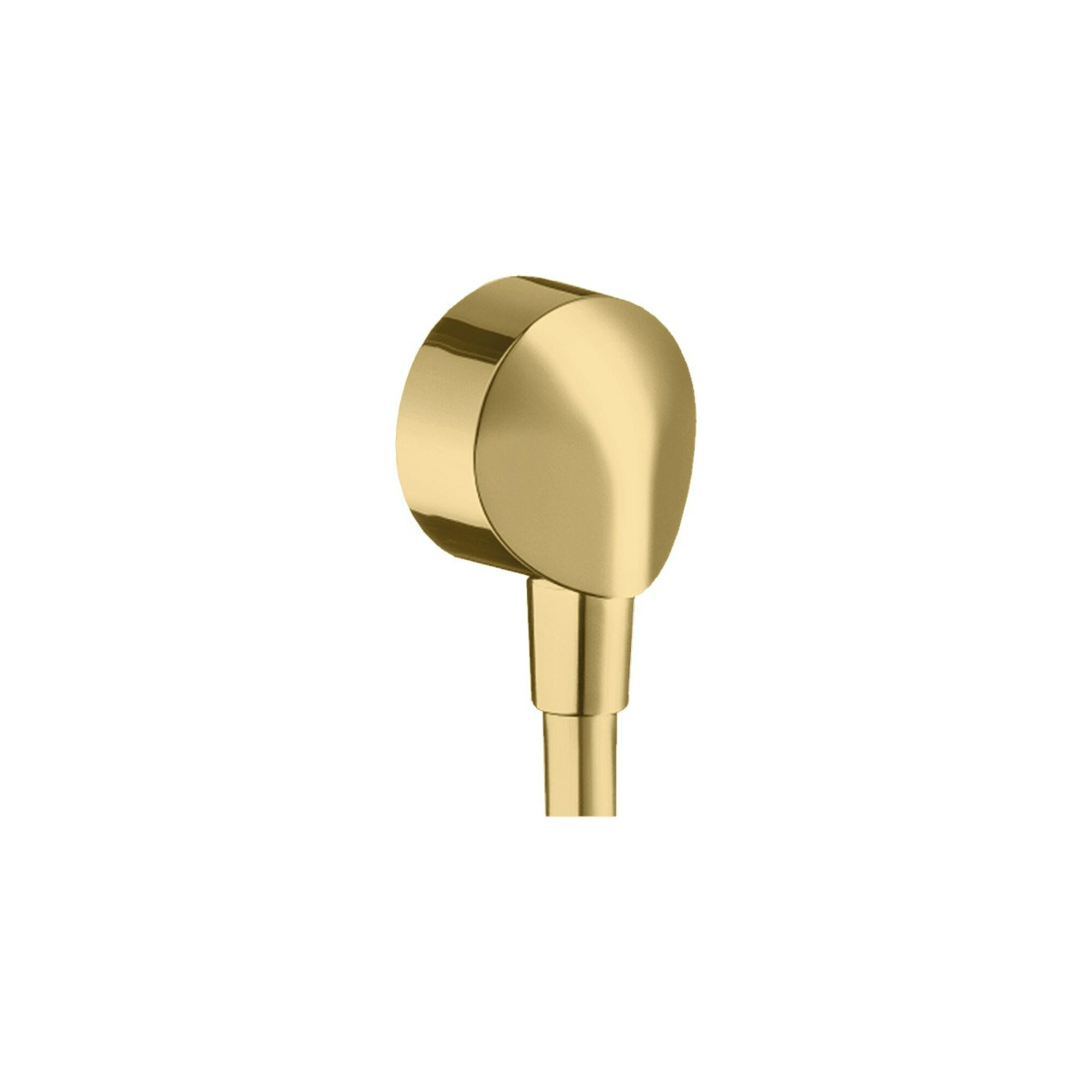 hansgrohe Schlauchanschluss Fixfit E o. Rückflussverh., polished gold optic