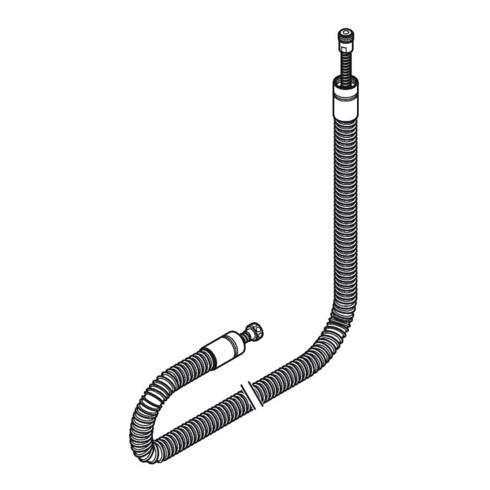 hansgrohe Secuflex und Brauseschlauch lang chrom