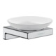 hansgrohe Seifenhalter AddStoris Wandmont., Eins. Mattglas, Metall, chrom-1