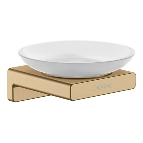 hansgrohe Seifenhalter AddStoris Wd, Eins. Mattglas, Met., brush. bron