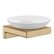 hansgrohe Seifenhalter AddStoris Wd, Eins. Mattglas, Met., brush. bron