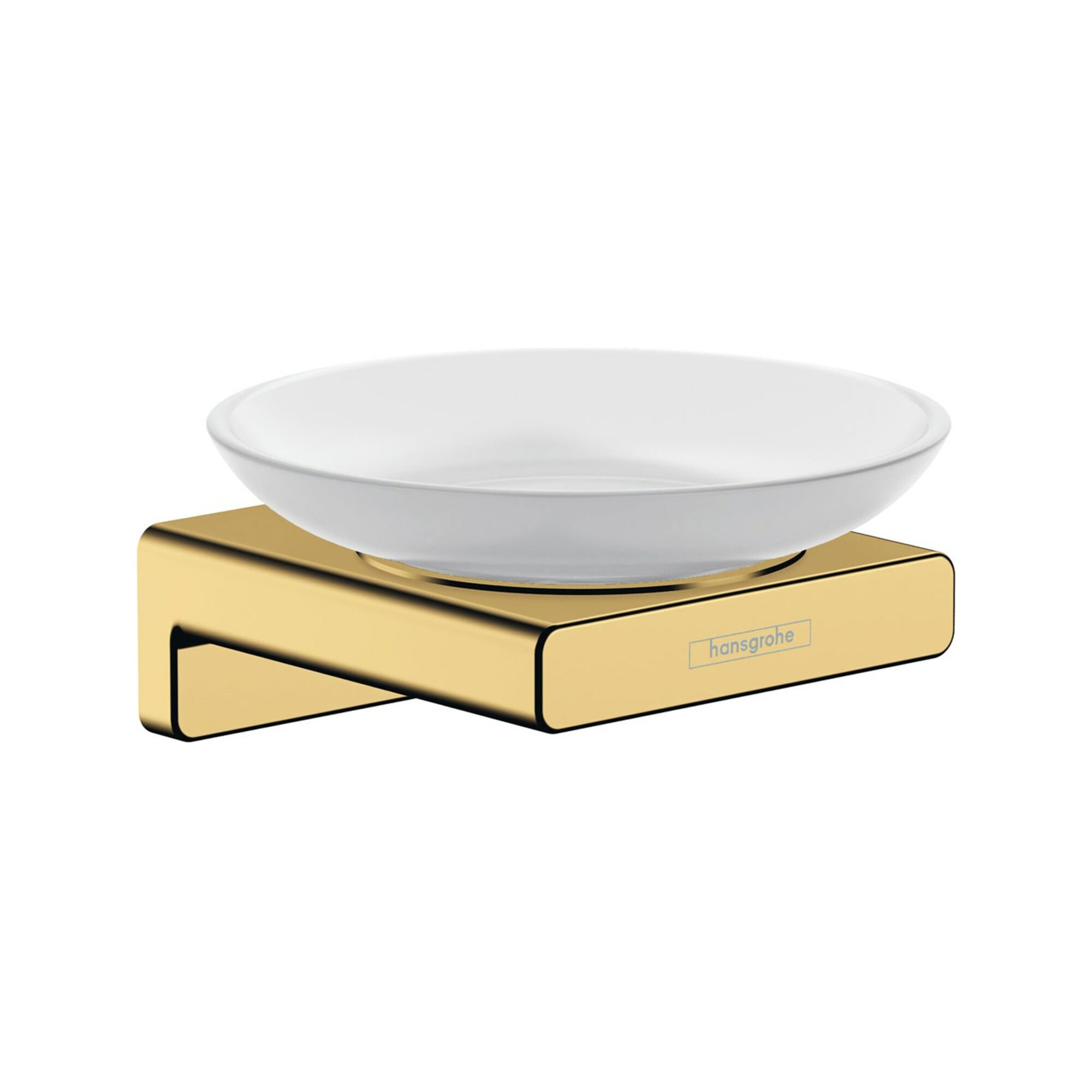 hansgrohe Seifenhalter AddStoris Wd, Eins. Mattglas, Met., pol. gol opt
