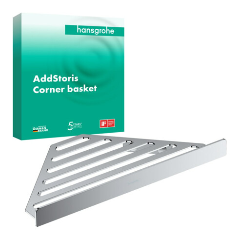 hansgrohe Seifenkorb AddStoris Wandmontage, Metall, chrom