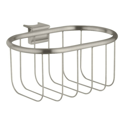hansgrohe Seifenkorb Axor Montreux Met., Wandmont., 160x83mm, Edelstahl-Optik