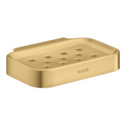 hansgrohe Seifenschale Axor Uni. Circular 127x90mm, Wandmont., brushed gold optic