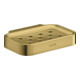 hansgrohe Seifenschale Axor Uni. Circular 127x90mm, Wandmont., polished gold optic-1