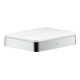 hansgrohe Seifenschale Axor universal Glas, Halter chrom-1