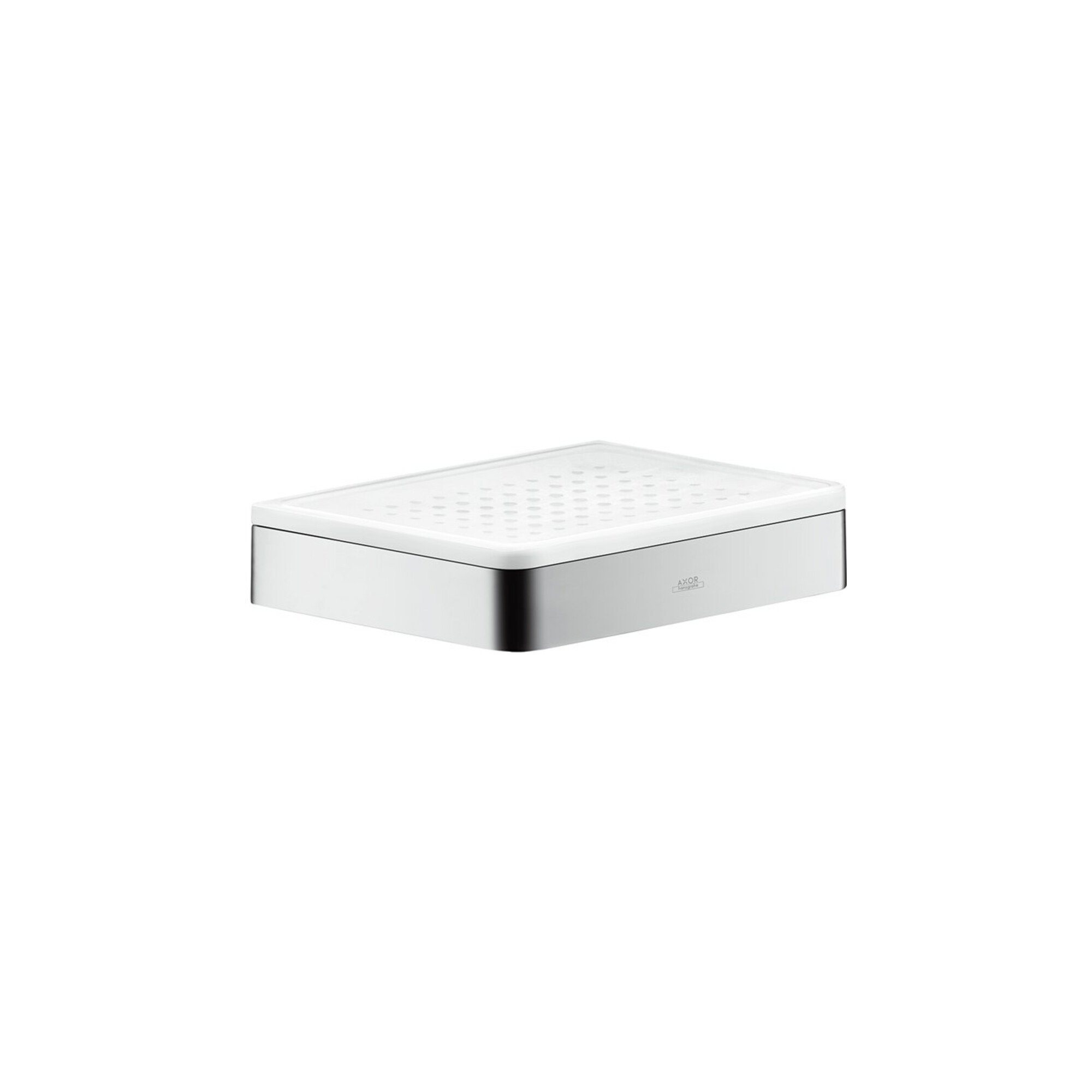 hansgrohe Seifenschale Axor universal Glas, Halter chrom