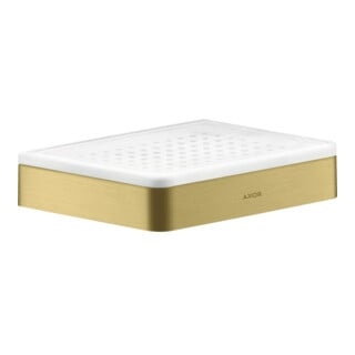 hansgrohe Seifenschale Axor universal Keramikeinsatz, brushed brass