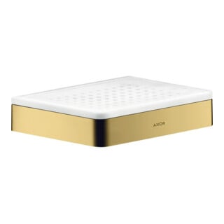 hansgrohe Seifenschale Axor universal Keramikeinsatz, polished gold optic