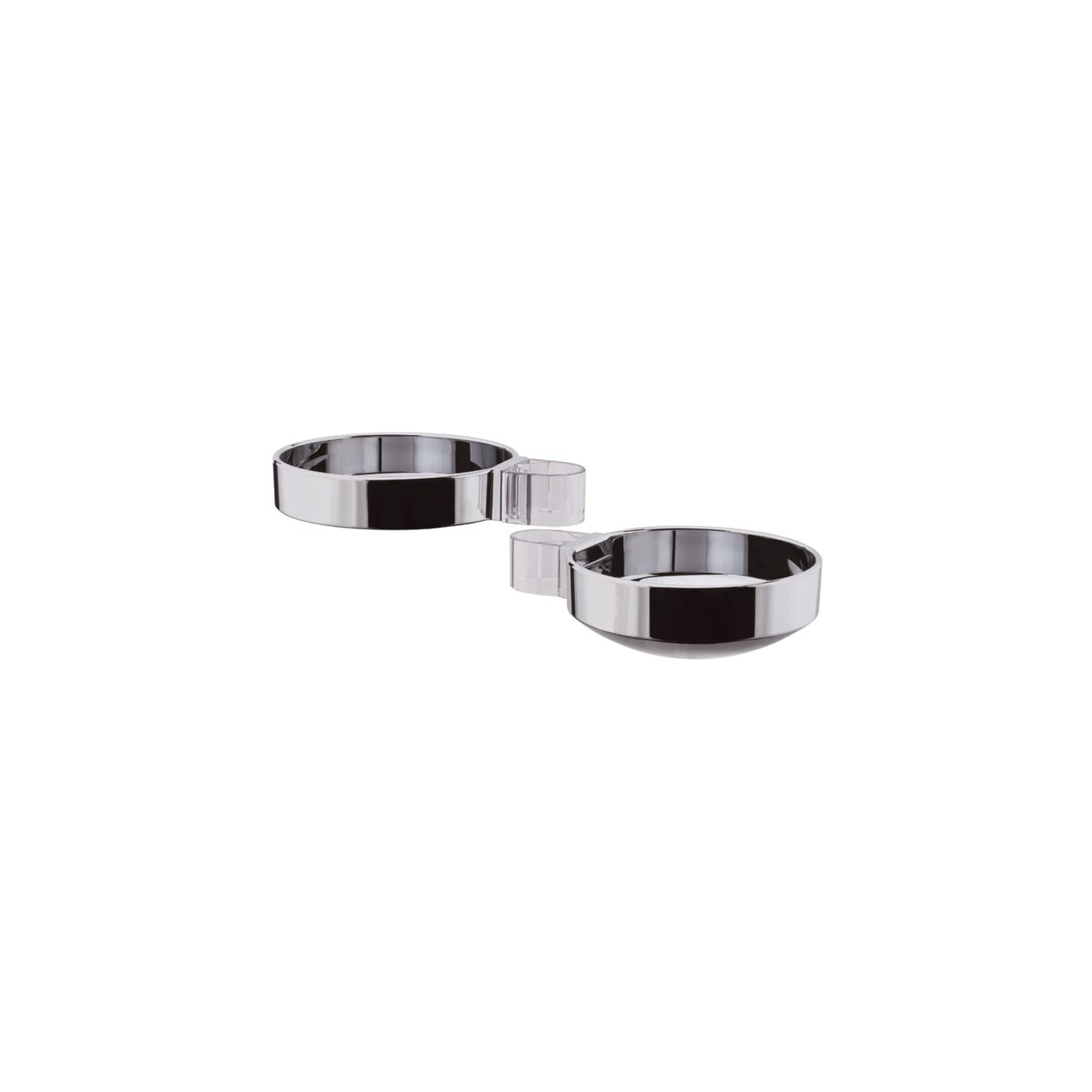 hansgrohe Seifenschale Cassetta'D chrom 2-teilig, Halter chrom