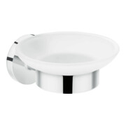 hansgrohe Seifenschale Logis Universal Wandmont., Eins. Mattglas, Metall, chrom-3