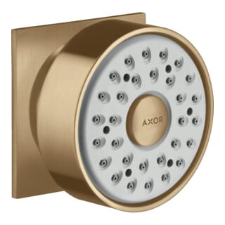 hansgrohe Seitenbrause Axor eck Ros., schwenkb., 1j, brushed bronze