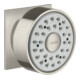 hansgrohe Seitenbrause Axor eck Ros., schwenkb., 1j, Edelstahl-Optik-1