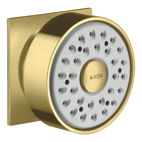 hansgrohe Seitenbrause Axor eck Ros., schwenkb., 1jet, brushed brass