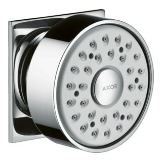 hansgrohe Seitenbrause Axor eckige Rosette, schwenkbar, 1jet, chrom
