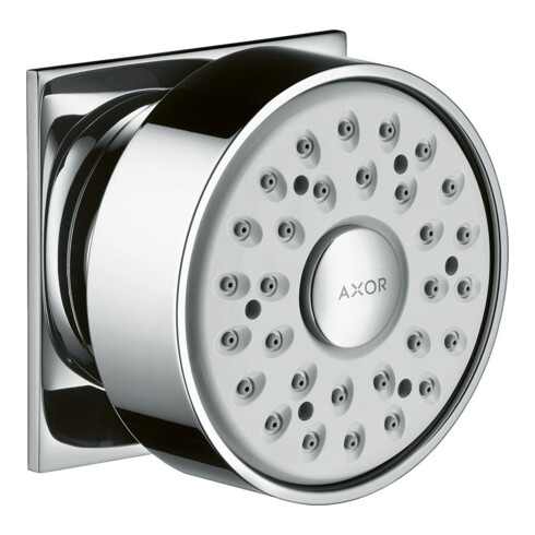 hansgrohe Seitenbrause Axor eckige Rosette, schwenkbar, 1jet, chrom