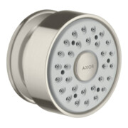 hansgrohe Seitenbrause Axor rd Ros., schwenkb., 1j, Edelstahl-Optik