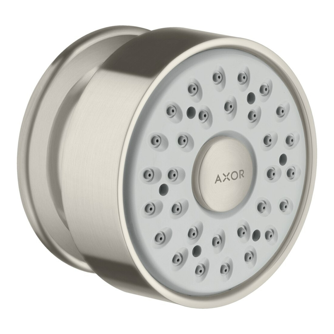 hansgrohe Seitenbrause Axor rd Ros., schwenkb., 1j, Edelstahl-Optik
