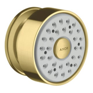 hansgrohe Seitenbrause Axor rd Ros., schwenkbar, 1jet, brushed brass
