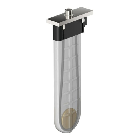 hansgrohe Set bord de baignoire sBox f Montage baignoire ou murale, chromé, brossé, or rouge