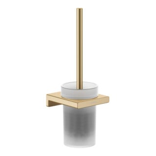 hansgrohe Set brosse WC AddStoris mural, métal, verre, bronze brossé