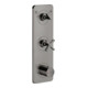 hansgrohe Set complet Axor Citterio E Thermostat encastré 380x120mm, avec plaque, chrome poli bleu-1