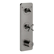 hansgrohe Set complet Axor Citterio E Thermostat encastré 380x120mm, avec plaque, chrome poli bleu