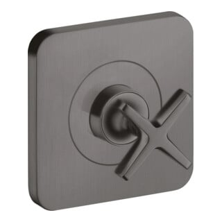 hansgrohe Set complet Axor Citterio E vanne d'arrêt encastrée 120x120 mm, brossé bleu vc
