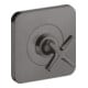 hansgrohe Set complet Axor Citterio E vanne d'arrêt encastrée 120x120 mm, brossé bleu vc-1
