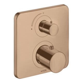 hansgrohe Set complet Axor Citterio M UP-THM, avec robinetterie, 1 voie, brossé or rouge