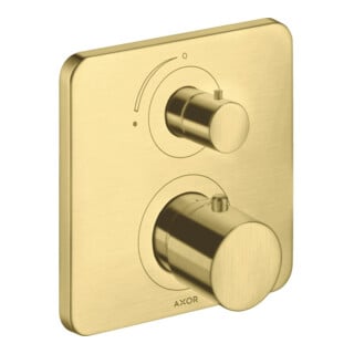 hansgrohe Set complet Axor Citterio M UP-THM, avec valve d'arrêt, 1 sortie, brossé brun