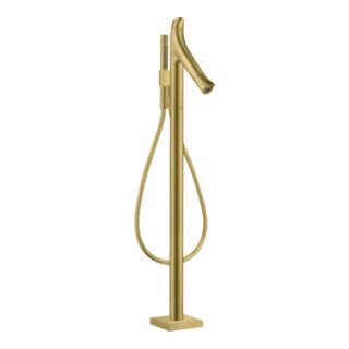 hansgrohe Set complet Axor Starck Organic Mitigeur thermostatique baignoire, A 175mm, sol, brossé, or optique
