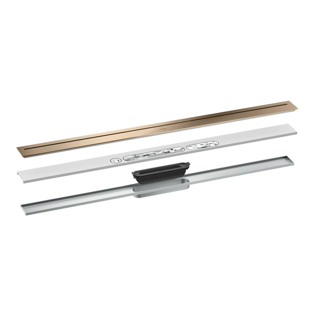 hansgrohe Set complet Caniveau de douche AXOR Drain 1000 mm PRG