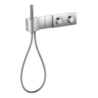 hansgrohe Set complet Select Axor Edge Thermostat encastré, 2 sorties, diamanté, chromé