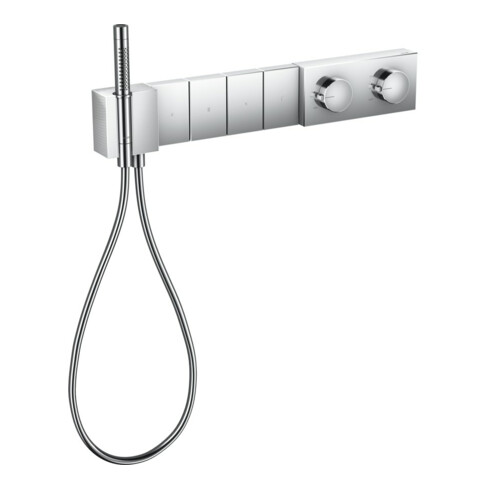hansgrohe Set complet Select Axor Edge Thermostat encastré, 4 sorties, chromé diamant