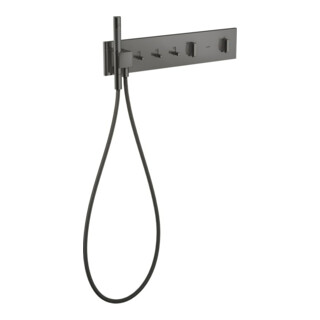 hansgrohe Set complet ShowerComposition UP-THM, 3 utilisations, chrome noir poli