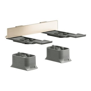 hansgrohe Set d'adaptateurs Axor universel bronze brossé