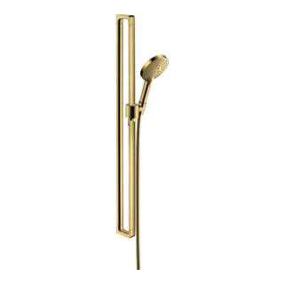 hansgrohe Set de douche Axor Citterio E 900 mm, H 120 mm, 3 jets, optique or poli