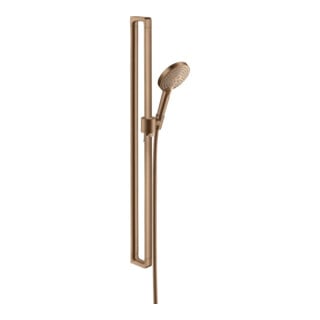 hansgrohe Set de douche Axor Citterio E 900mm, coudé, 120mm, 3 jets, brossé or rose