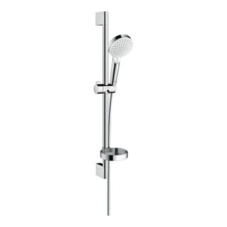 hansgrohe Set de douche Crometta 669mm Barre de douche, blanc/chrome