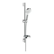 hansgrohe Set de douche Crometta 669mm Barre de douche, blanc/chrome