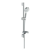 hansgrohe Set de douche Crometta 669mm Barre de douche, blanc/chrome-3
