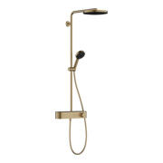 hansgrohe Set de douche Pulsify S avec thermostat, bronze brossé