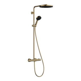 hansgrohe Set de douche Pulsify S Puro avec mitigeur, 2 utilisateurs, 8 l/min, bronze brossé